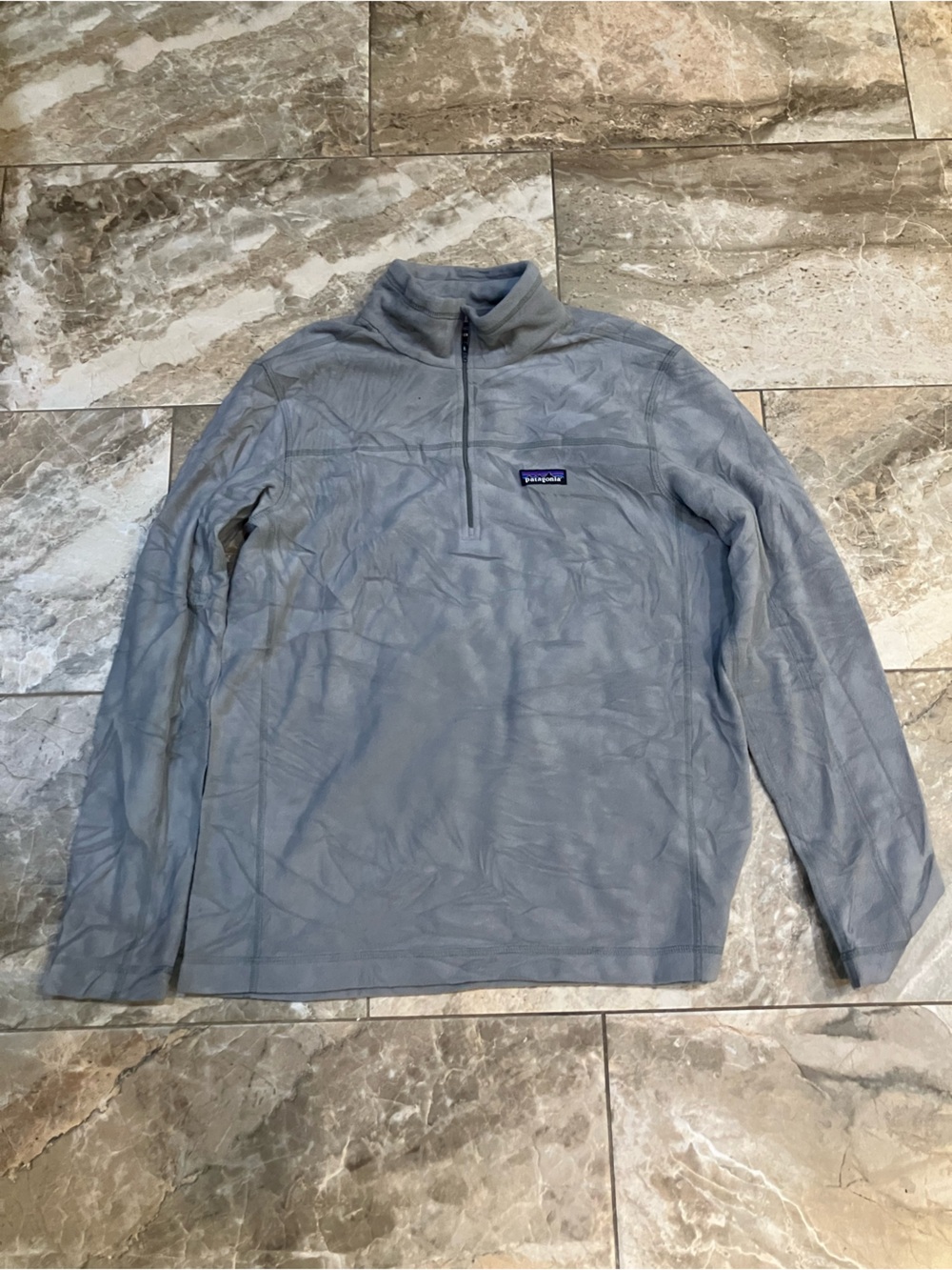 Patagonia  grey 1/4 zip